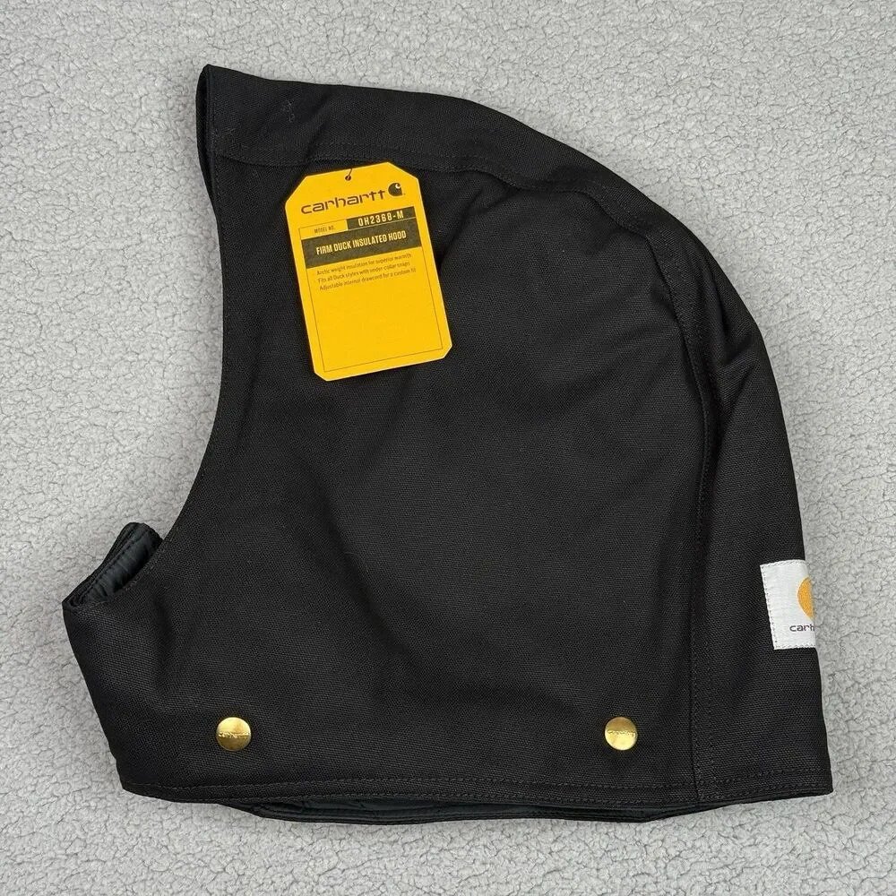 Carhartt 102368 Firm Duck Hood Insulated 2XL-5XL Black OH2368-M Arctic Quilt NWT